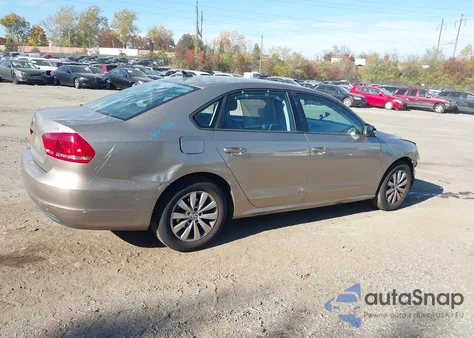 2015 Volkswagen Passat 1.8T Wolfsburg Edition from USA, damaged, VIN 1VWAT7A33FC048688